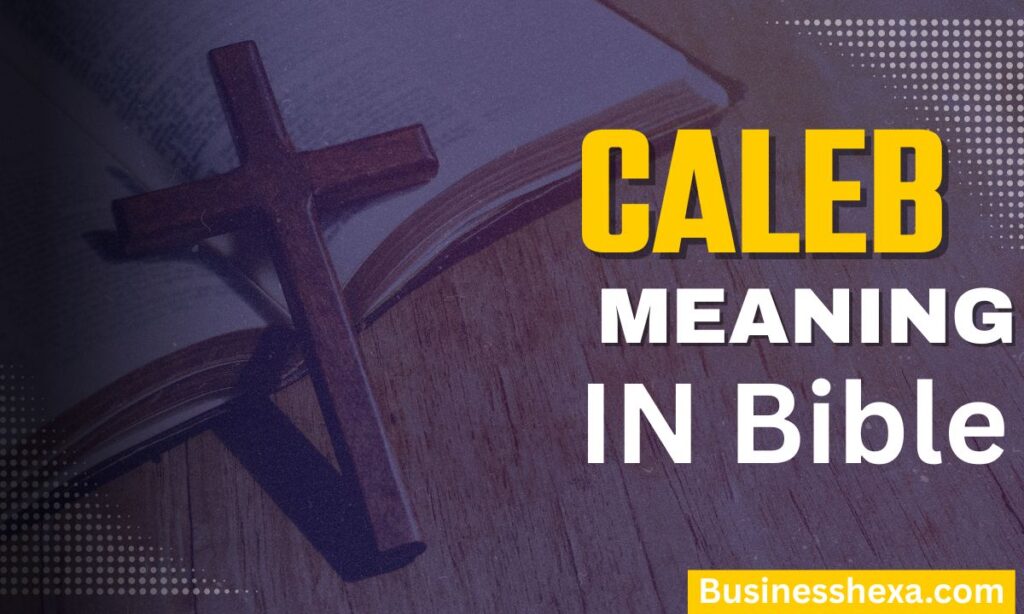 Caleb Name Meaning in the Bible