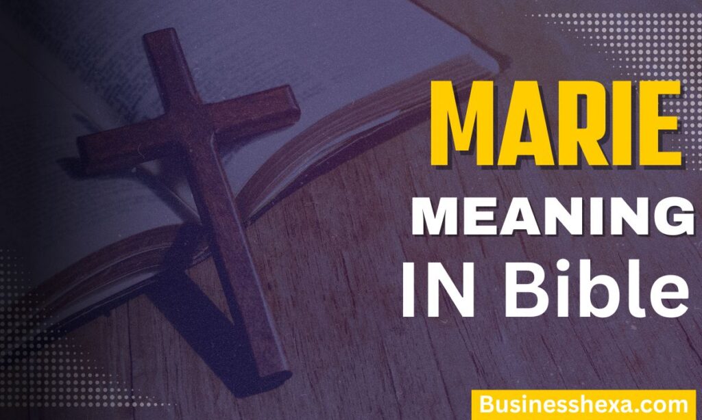 marie meaning in bible
