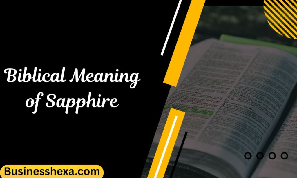 Biblical Meaning of Sapphire