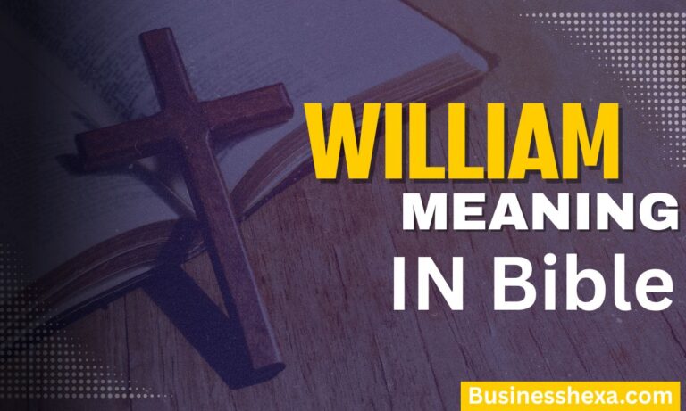 _William Meaning in Bible