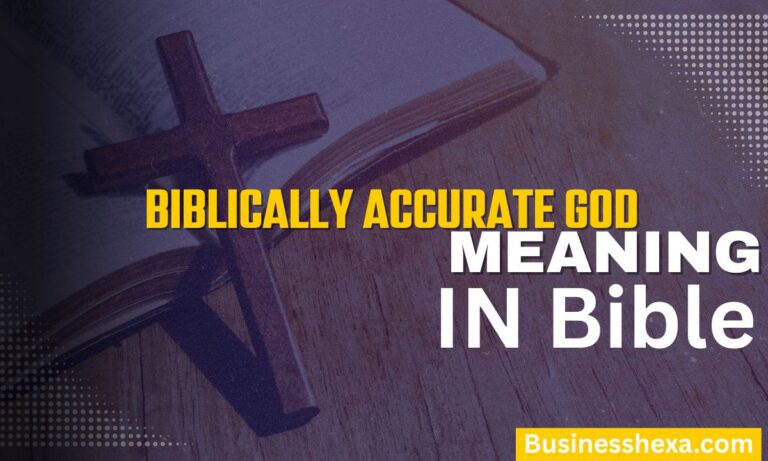 Biblically Accurate God