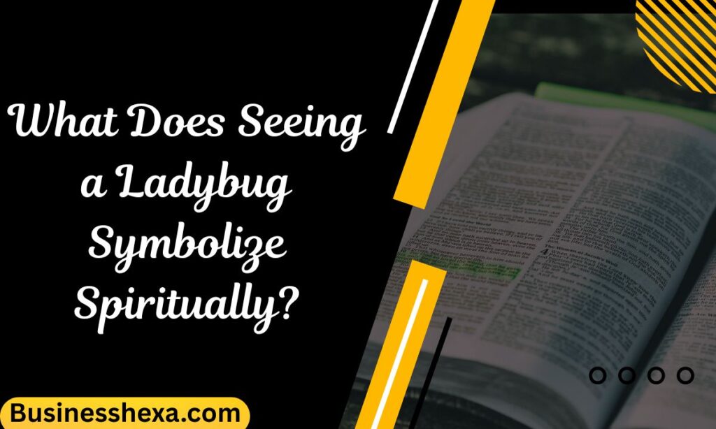 What Does Seeing a Ladybug Symbolize Spiritually